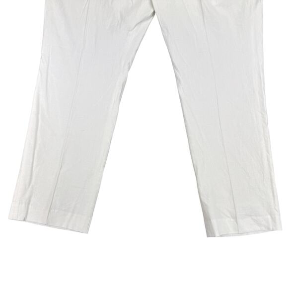 Tommy Hilfiger Mens Hall Modern Fit Linen Blend Suit Pants White 44x30 - Picture 5 of 7
